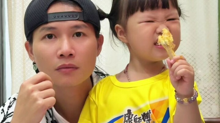 不说脏话挑战😂😂😂 #宝爸带娃 #人类幼崽 #露兮粑粑 #小小露兮