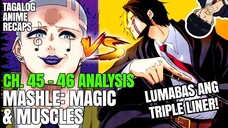 Triple Line Mage Pala Siya! Rayne Ames vs Margarette Macaron | Mashle Ch 45 and 46 Tagalog