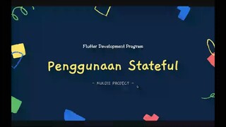 FLUTTER 11 Penggunaan Stateful (Tutorial Flutter Bahasa Indonesia)