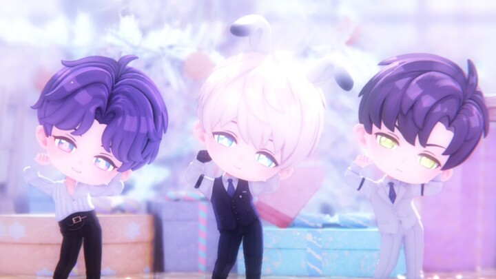 【Love and Space MMD】Three cute little rabbits dancing gogogo! (ﾉ´▽｀)ﾉ♪