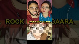 ROCK LEE VS GAARA #naruto #rockleevsgaara