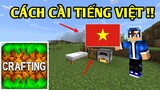 Cách Để Cài Tiếng Việt | TRONG CRAFTING AND BUILDING | Trên Điện Thoại..!!