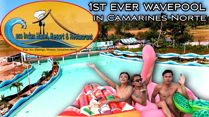 FIRST AND ONLY WAVE POOL IM CAMARINES NORTE | CASA INDAN Resort, Hotel and Restaurant