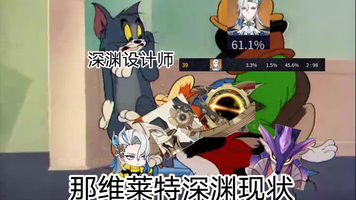 4.1那维莱特深渊使用现状（深渊使用率61%）