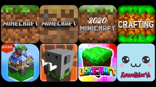 Top 8 Games | Minecraft, Craftsman, Minicraft, Mastercraft, Crafting and Building, Lokicraft, Kawaii