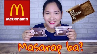 Vlog#14: Taste Test (Mcdonald's New Rich Chocolate Pie)