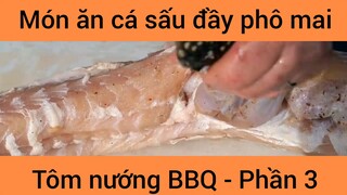 Món ăn cá sấu đầy phô mai tôm nướng BBQ #3