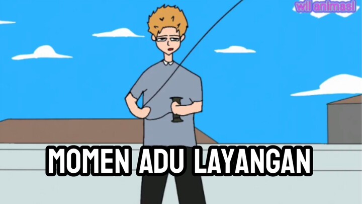 Momen Adu Layangan |Animasi Lucu|WilAnimasi|