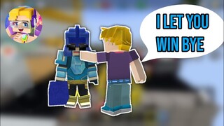 Letting bedwars players win 😉😅 [Blockman Go Blocky Mods]