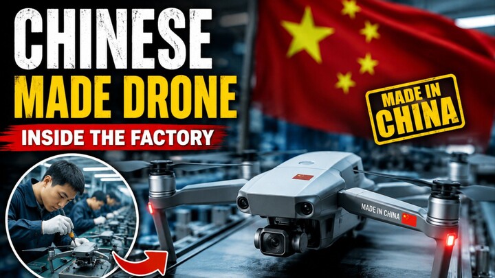 Chinese Made Drone Factory 🚁 | Inside the High-Tech Manufacturing Process