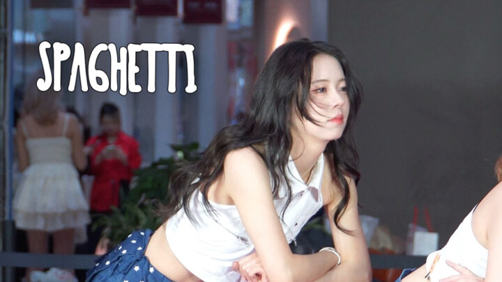 ถ้าไม่เต้นเดี๋ยวหน้าก็หมองแล้ว! 【LE SSERAFIM – เต้นคัฟเวอร์เพลง SPAGHETTI ตำแหน่งซากุระ】