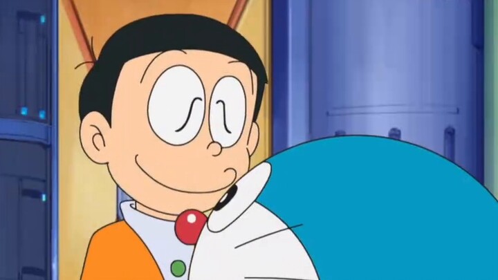 Doraemon: The blue fat man went back to the future for one day and helped Shixiu build a robot