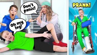 Kids VS Doctor - Fun PRANKS in the hospital!