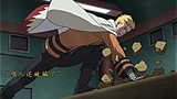 Naruto bertarung melawan Boruto, keduanya menggunakan Rasengan, namun perbedaan kekuatannya terlalu 
