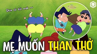 Mẹ Muốn Than Thở & Túi Ngầu Của Shin & Đi Bộ Nhiều Hơn Bố | Shin Cậu Bé Bút Chì | Xóm Anime