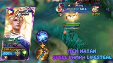 Item Natan terbaru Spell Vamp + Life Steal | Gameplay Top 1 Global Natan 🥇🥇