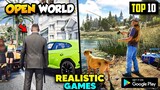 Top 10 New OPEN WORLD Games For Android 2023 l Best open world games for android