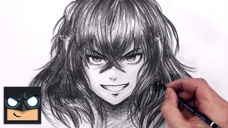 How To Draw Inosuke Hashibira | Demon Slayer Sketch (Step by Step)