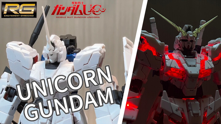 如何拥有一台发光的的独角兽高达模型