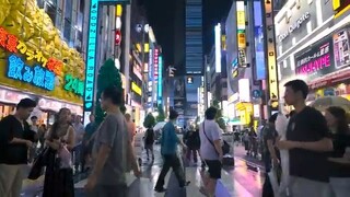 新宿 雨 / 3 hrs - Rainy Night walk in Shinjuku, Tokyo, Japan ( August 10, 2025 )