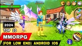 Top 10 Best MMORPG Games FOR LOW END Android iOS 2024 | Best MMORPG Games Mobile 2024 small size