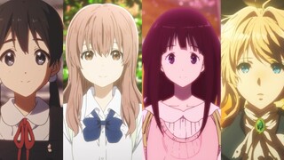 Empat wanita cantik KyoAni, siapa yang kamu pilih♥(｡￫v￩｡)♥【Tamako Kitashirakawa/Glasko Nishinomiya/E