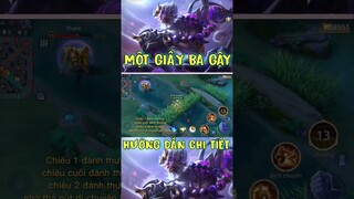 Hướng dẫn Ngộ không gõ 3 chiêu 1 giây cực dễ #shorts #liênquânmobile