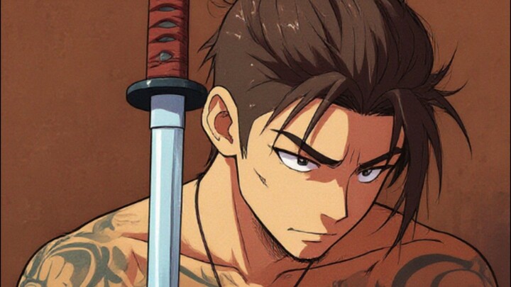 JJ anime character katana part 1.