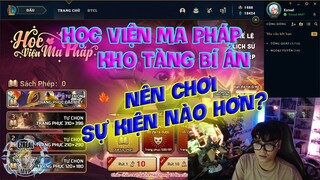 [LMHT] REVIEW SỰ KIỆN HỌC VIỆN MA PHÁP VÀ KHO TÀNG BÍ ẨN | CHƠI SỰ KIỆN NÀO SẼ NGON BỔ RẺ HƠN ?