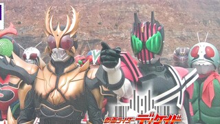 【4K】Kamen Rider Decade Movie: All Riders vs. Dai Shocker Battle Collection! Kamen Rider W's First Mo