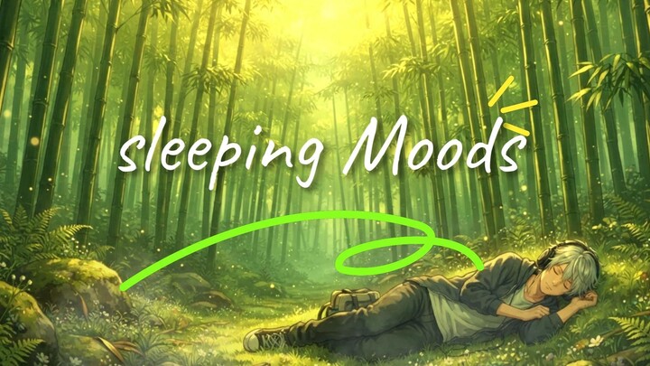 sleeping moods on this music designed for deep relaxation and sleep.