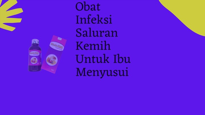 Obat Infeksi Saluran Kemih Untuk Ibu Menyusui TERBAIK