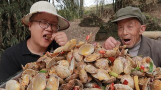 Countryside Recipe & Mukbang | Braised Clams