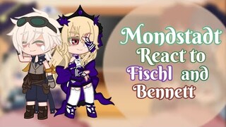 Mondstadt react to Fischl and Bennett || Angst || Ships|| parte 1/1