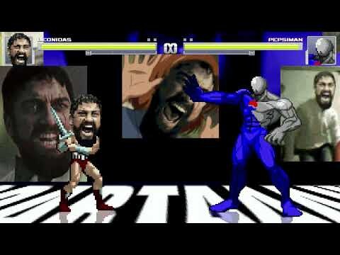 AN Mugen #415: King Leonidas VS Pepsiman