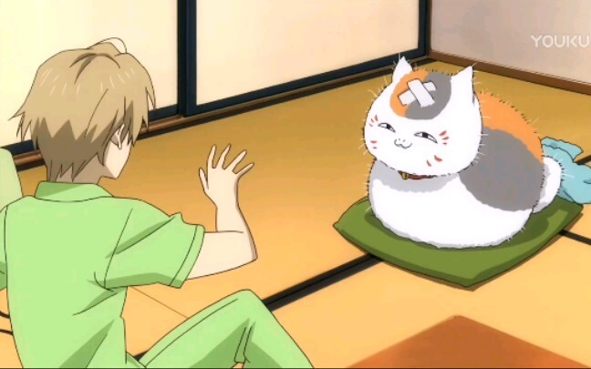 [ Natsume's Book of Friends ] Mr. Neko is furious, hahahahahaha