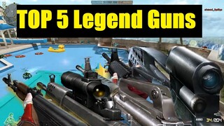 Crossfire NA 2.0 : TOP 5 Legend Guns - Hero Mode X - Zombie V4