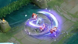 Pratinjau skin baru Lan FMVP [Zhuhua Guihai]! Efek khusus laut bunga hiu tulang! Kembali ke kota dan