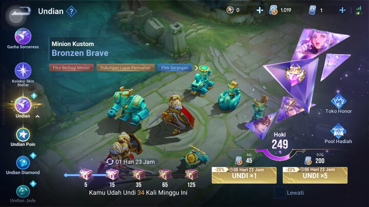 GATCHA SKIN MYTHIC HONOR OF KINGS