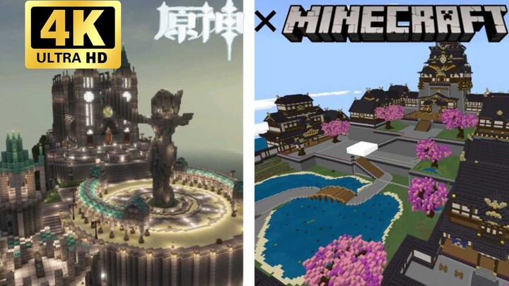 [Minecraft] Một nhóm người, một năm, khôi phục Genshin Impact!