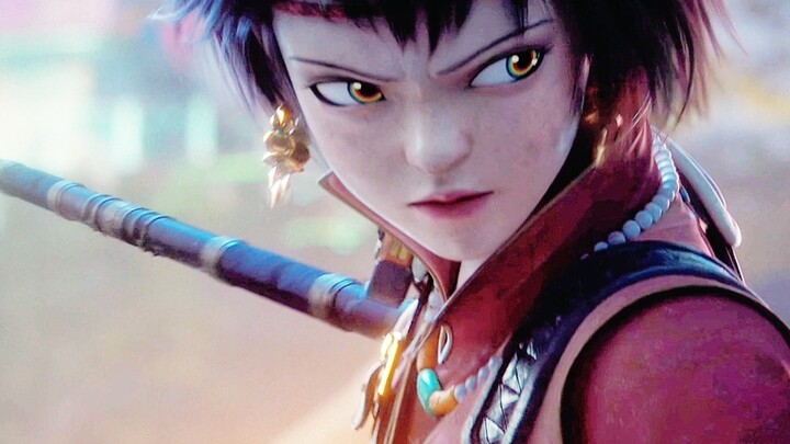 [Spirit Cage 4K Super-burning Fighting Scene] Wulan Maiduo's gun shoots out like a dragon! So cool!