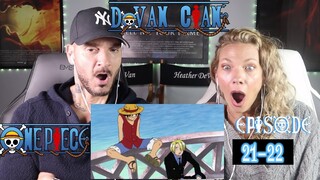 ONE PIECE ANIME | NAMI DID WHAT?  😳 | episodes 21 & 22 | First time watching!