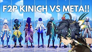 17 META DPS vs KINICH!! F2P NUKE SHOWCASE Genshin Impact