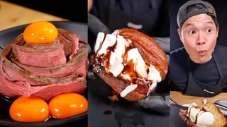 ASMR | Roast beef & Desert !! | MUKBANG | COOKING