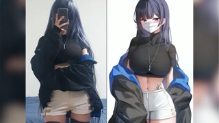 The beautiful girl with an explosive figure is actually the artist himself? How outrageous can an an