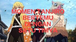 ketika Tanjiro bertemu dengan zeitsu dan inosuke setelah jadi pemburu iblis 😎😎