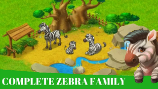 เกม TOWNSHIP ZEBRA ENCLOSER COMPLETE FAMILY