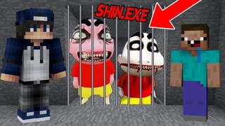 THỬ THÁCH TRIỆU HỒI SHIN.EXE TROLL BÉ NOOB TRONG MINECRAFT !