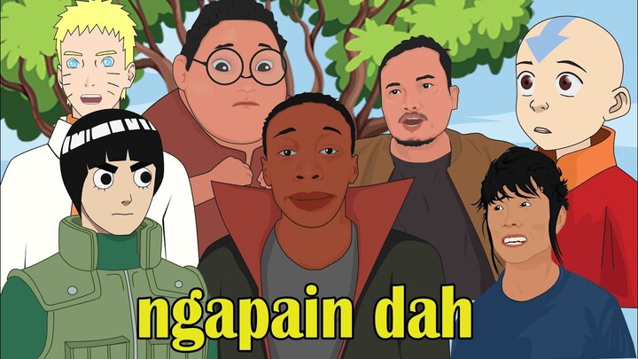 Naruto, denis, khaby lame bersatu - Animasi Indonesia Parody