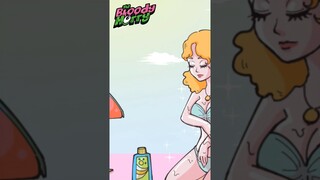 Sunny beach @bloodyhorrycartoon9218 #bloodyhorry #funny #cartoon